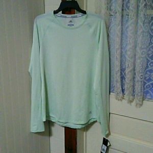 Adidas Baselayer Mint Green Golf Top